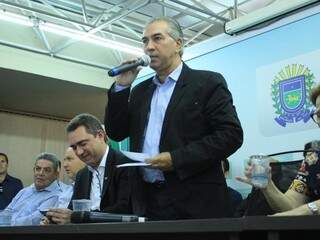 Governador do Estado, Reinaldo Azambuja (PSDB). (Foto: Marina Pacheco)