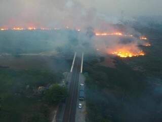 Incêndios no Pantanal já devastaram mais de 50 mil hectares, conforme levantamento prévio. (Foto: Chico Ribeiro/Subcom)