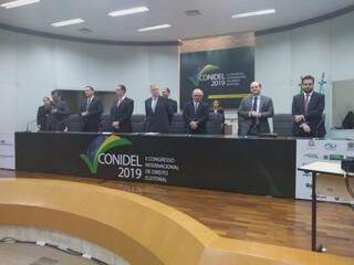 Congresso está ocorrendo na sede do TRE-MS, em Campo Grande (Foto: Leonardo Rocha)