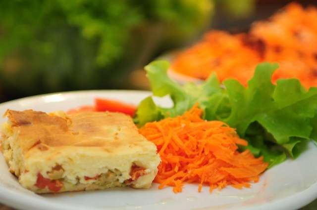 Torta para quando a estrela da refei&ccedil;&atilde;o n&atilde;o &eacute; a carne