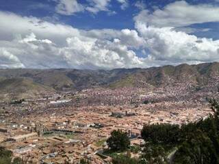 Cusco vista a partir do Cristo Blanco.