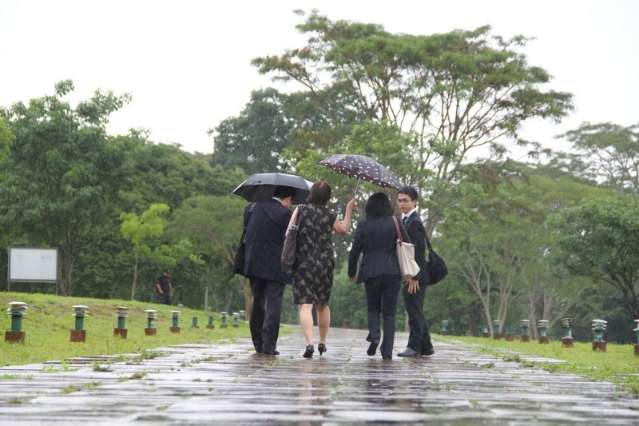 Instabilidade causa pancadas de chuvas e mant&eacute;m temperatura amena
