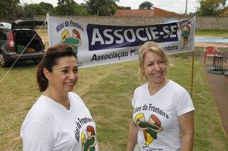 Lilian Silvestrini e Angela Fernandes, presidentes da associação. (Foto: Gerson Walber)