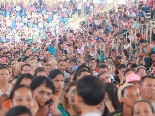 Evento do Vale Renda em fevereiro de 2018 reuniu 8 8 mil pessoas em Campo Grande. (Foto: Marcos Ermínio/Arquivo)