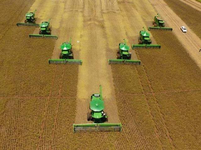 MS termina colheita com safra recorde de 8,5 milh&otilde;es de toneladas de soja