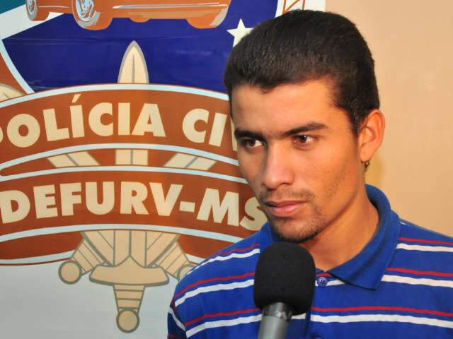 Jovem preso confessa que furtava um carro por noite