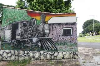 Edson gastou que R$ 1.800 no grafite, menos do que pagou na pintura (Foto: Cleber Gellio)