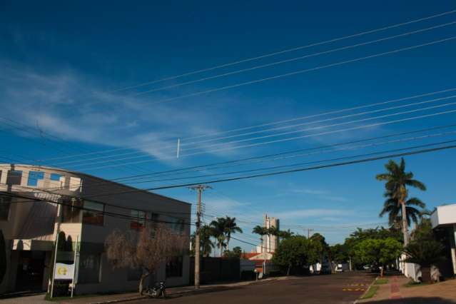 Ter&ccedil;a-feira com m&aacute;xima de 31&ordm;C e previs&atilde;o de chuva em Campo Grande 