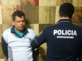 Brasileiro foi preso acusado de execução em cidade vizinha de Mundo Novo (Foto: ABC Color)