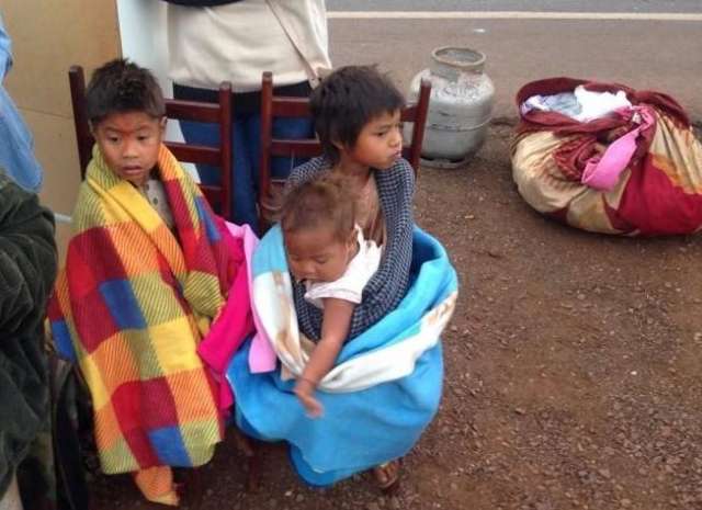 Campanha virtual busca ajuda para &iacute;ndios marcados por despejo e mis&eacute;ria 