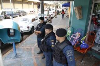 Na região do Centro, o policiamento já foi reforçado (Foto: Cléber Gellio)