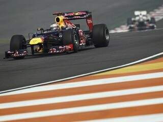Líder da temporada, alemão Sebastian Vettel faz o melhor tempo no GP da Índia (Foto: Reuters)