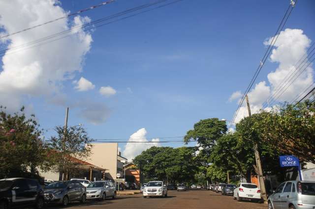 Inmet prev&ecirc; chuvas isoladas e temperaturas at&eacute; 37&ordm;C em MS