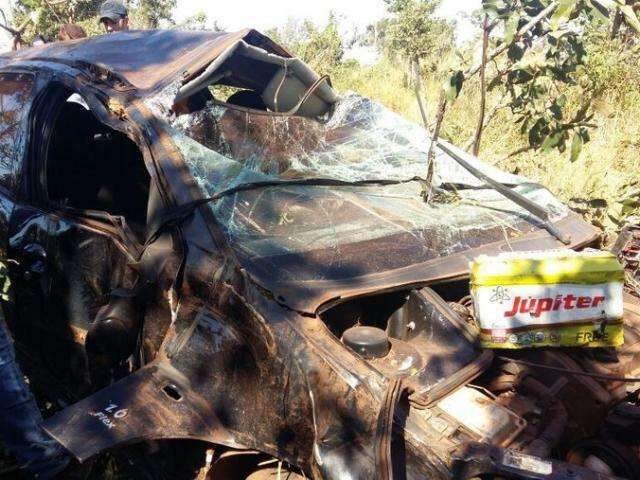 Homem fica em estado grave depois de capotar ve&iacute;culo na MS-134