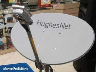Internet via satélite tem transmissão por antena. (Foto: Marcos Ermínio)