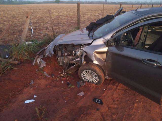 DOF recupera ve&iacute;culo do PR durante persegui&ccedil;&atilde;o em estrada vicinal 