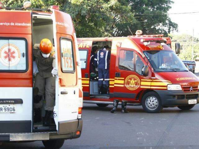 Pedestre fica ferido ap&oacute;s ser atropelado por motociclista na J&uacute;lio de Castilho