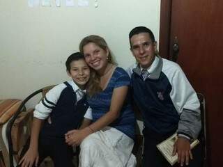 Família venezuelana hospedada em Jardim. (Foto: Arquivo Pessoal)