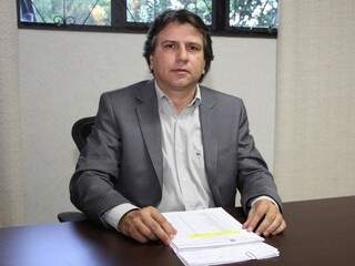 Presidente da Assomasul, Pedro Caravina, durante entrevista (Foto: Arquivo)