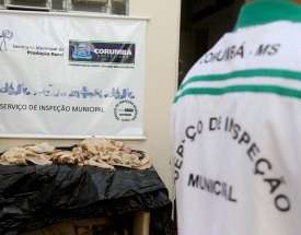 Carne irregular &eacute; apreendida em bairro de Corumb&aacute;