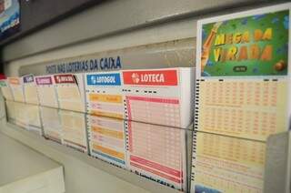 Problema em lotéricas dificultou apostas na Mega-Sena. (Foto: Rodrigo Pazinato)