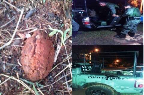 Jovem encontra granada em terreno baldio e polícia local aciona Bope 