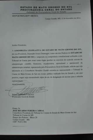 Procurador geral do Estado tamb&eacute;m pressionou por aposentadoria no TCE