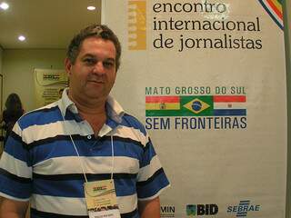 O jornalista era editor chefe do Jornal Da Praça e diretor do Site Mercosul News. (Foto: Lile Correa)