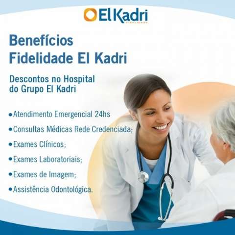Fidelidade El Kadri a partir de R$ 59,90, conta com mais de 250 m&eacute;dicos