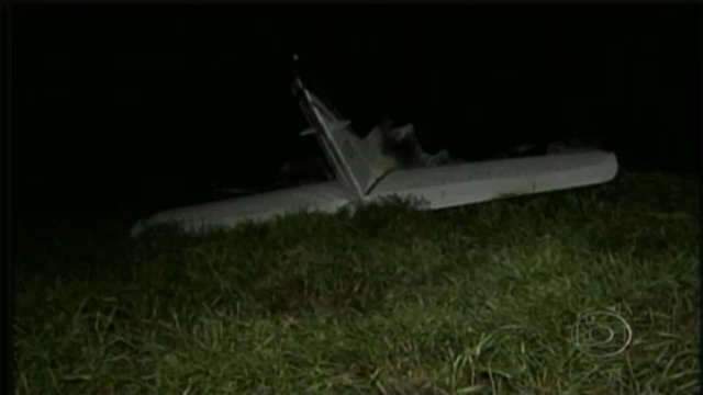  Piloto de avi&atilde;o que caiu em MG &eacute; de Campo Grande e est&aacute; gravemente ferido