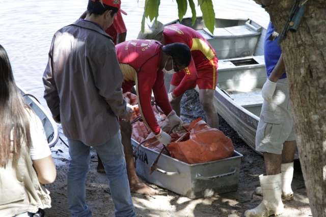 Corpo de servente de pedreiro &eacute; encontrado boiando no rio Taquari