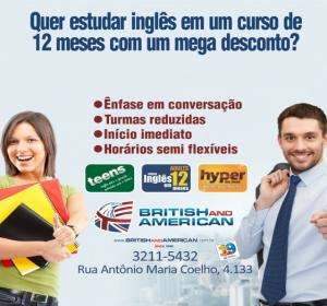 Curso de Ingl&ecirc;s em 12 meses com at&eacute; 50% de desconto