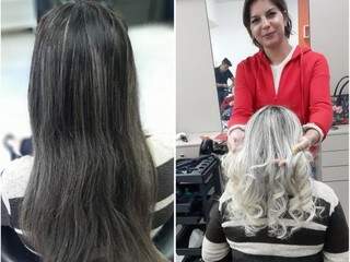 Kely é cabeleireira com mais de 15 anos de experiência em Campo Grande. 