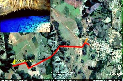  Bonito pode ter rodovia ligando cidade &agrave; Gruta do Lago Azul