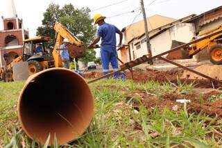 Ao todo, foram 11,5 km de rede de esgoto nos dois bairros (Foto: Divulgação)