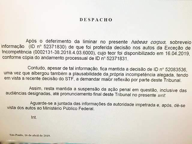 TRF suspende a&ccedil;&atilde;o contra Puccinelli e cancela audi&ecirc;ncia com donos da JBS 