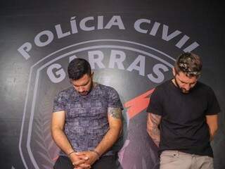 Luiz Alberto e Steve Davis foram presos na zona leste de São Paulo (Foto: Paulo Francis)