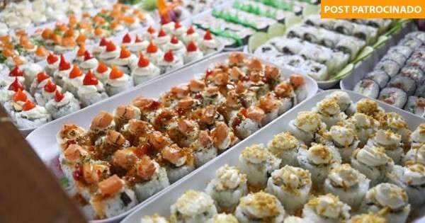 RODÍZIO DE PIZZAS + BUFFET DE SUSHI E SALADAS VARIADAS + COCA