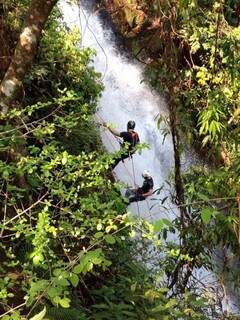 Cachoeira tem 27 metros de altura e é indica para iniciantes (Foto: Divulgação)