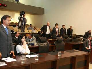 Deputados aprovaram três vetos na sessão desta quarta-feira(Foto: Divulgação/ALMS/Giuliano Lopes)