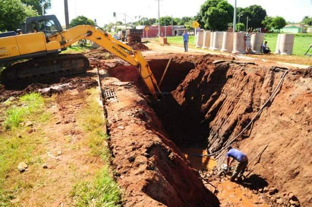 Previs&atilde;o &eacute; que cratera aberta no S&atilde;o Conrado seja fechada em oito dias