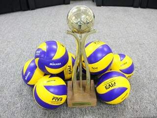 Troféu de torneio de base entre seleções de Estados (Foto: CBV/Divulgação)