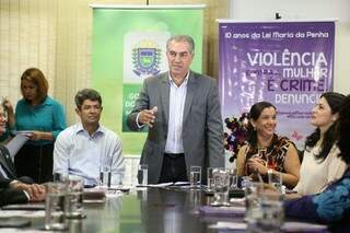 Reinaldo lançou campanha com a participação de autoridades e especialistas no setor (Foto: Fernando Antunes)