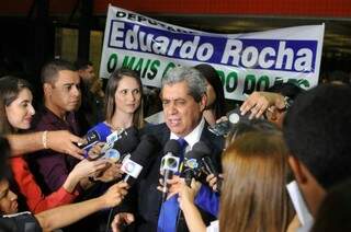 Governador espera boa gestão para Reinaldo e trabalho correto de peemedebistas (Foto: Alcides Neto)