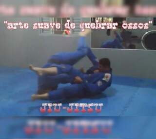 Suspeito de agressão pratica jiu-jitsu e passa mensagens em sua rede social. (Foto: Reprodução/Facebook)