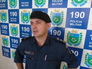 Major Oéliton Santana de Figueiredo, comandante da 5ª CIPM. (Foto: Renan Nucci)