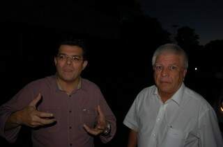 Governadoria ficou sem luz durante encontro em que Olarte e Edil pediram apoio a André Puccinelli (Foto: Ludyney Moura) 