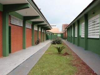 Escola reformada no bairro Universitário II: antes, era chamada de &quot;Teotônio Favela&quot; pelos alunos (Foto/Divulgação)
