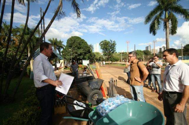Empresas entregam materiais para in&iacute;cio das obras no Belmar Fidalgo