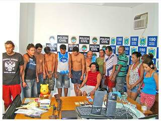 Quinze pessoas foram presas. (Fotos: Luiz Fernando/Diário Online)